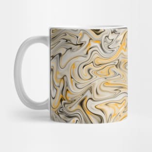 Halloween Screamsicle Liquid Marble Pattern Mug